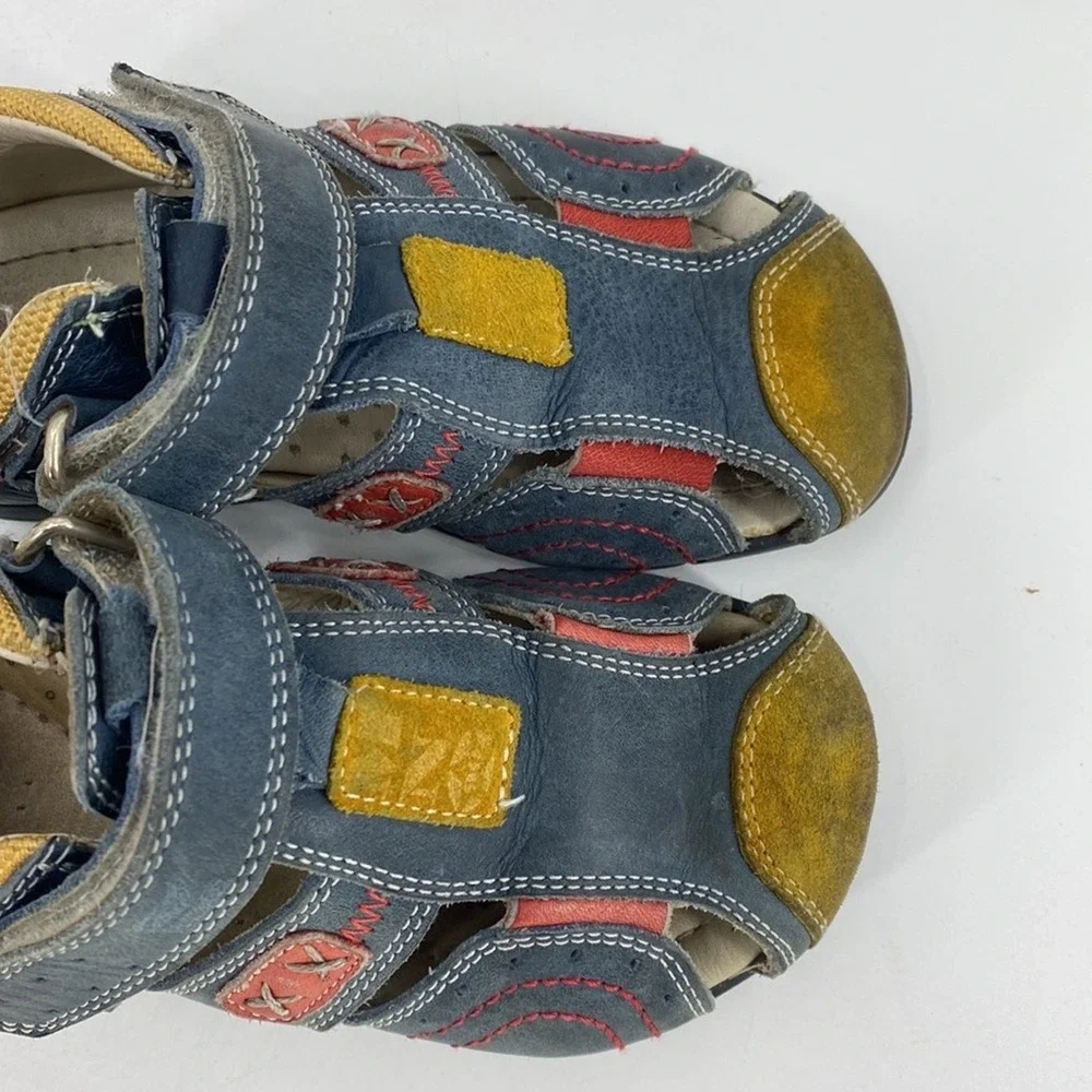 Minimen‎ Leather Toddler 11 EU 28 Orthopedic Sandal Shoe Leather Ankle Support